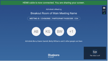In-Meeting HDMI